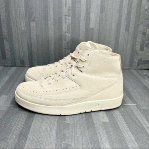Air Jordan 2 Retro Decon Sneakers White/Sail Women's Size 8.5 New